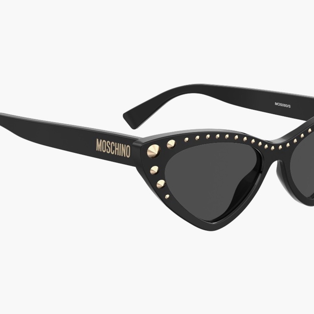 ✨ NWT Moschino 53mm Studded Cat Eye Sunglasses ✨ - Picture 3 of 5